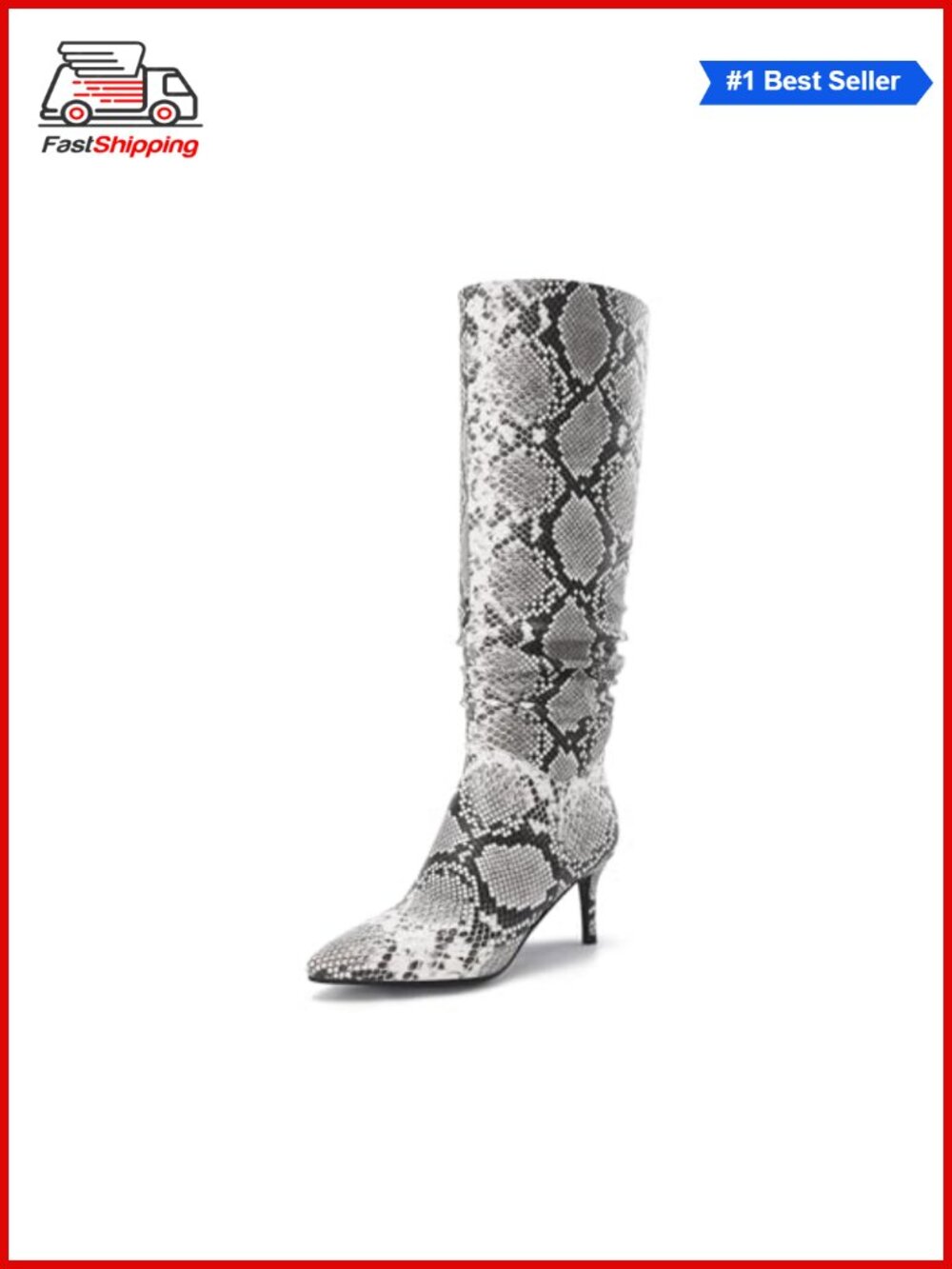 Pointed Toe Stiletto Heel Faux Leather Over the Knee Boots